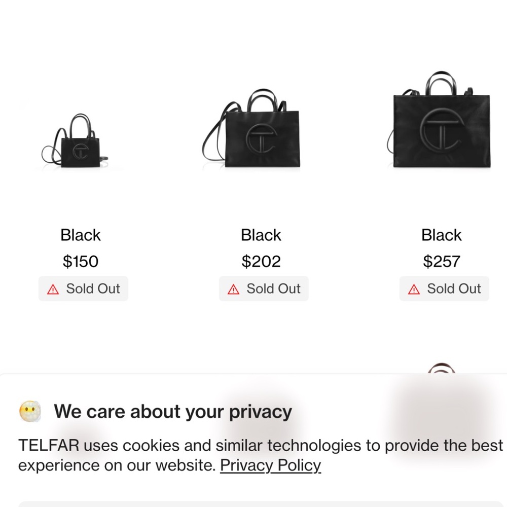 LARGE BLACK SHOPPING TOTE